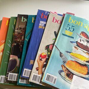 Bon Appetit 2024 Magazines Used, Set of 8 Recent Issues